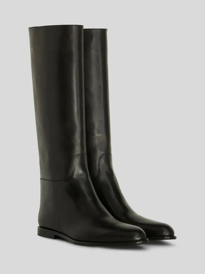 Women Leather Riding Boots Etro Boots And Ankle Boots