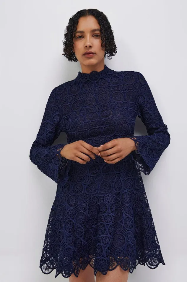 Women Leigh Mini Dress EXCLUSIVE Midnight Jonathan Simkhai Dresses and Jumpsuits
