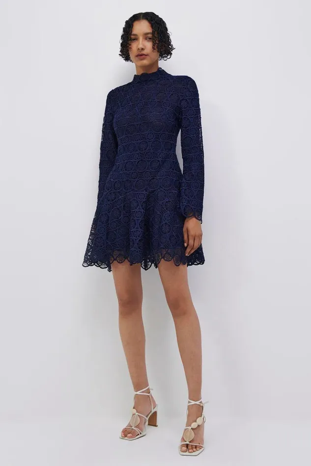 Women Leigh Mini Dress EXCLUSIVE Midnight Jonathan Simkhai Dresses and Jumpsuits