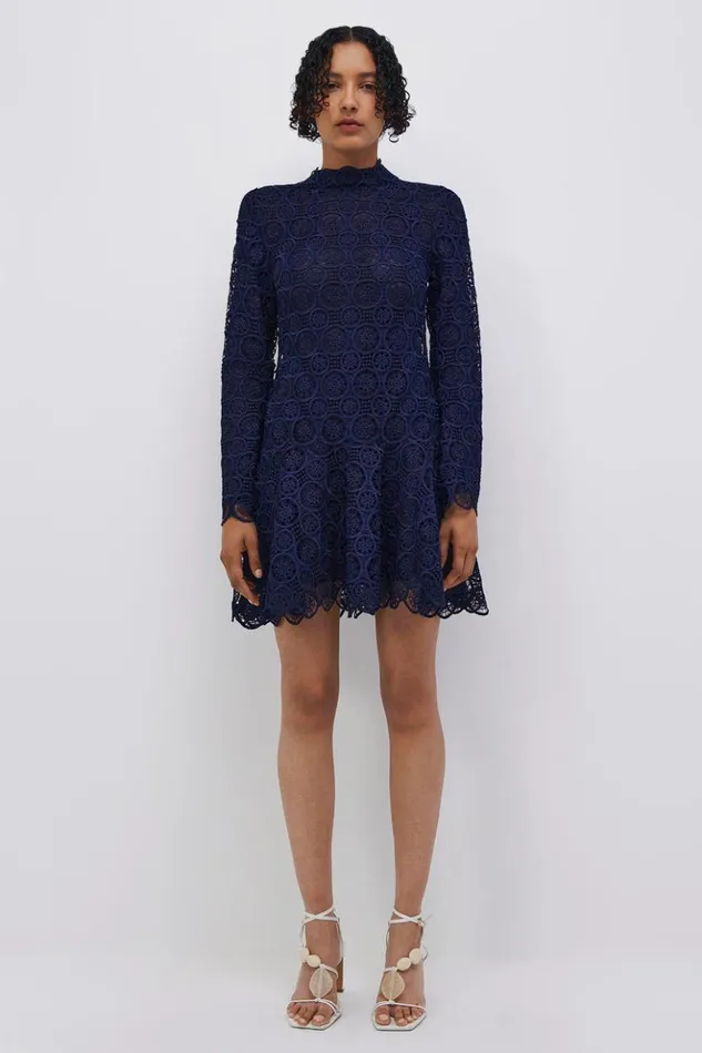 Women Leigh Mini Dress EXCLUSIVE Midnight Jonathan Simkhai Dresses and Jumpsuits