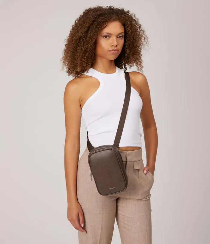 Women Leni Vegan Crossbody Bag 8211 Dwell Black Matt and Nat Crossbody
