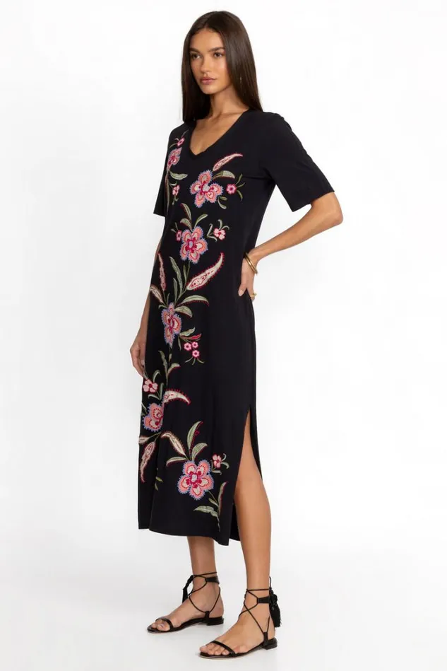 Women LIBBI TRAPUNTO TSHIRT DRESS Black Johnny Was Dresses Women LIBBI TRAPUNTO TSHIRT DRESS Black Johnny Was Dresses