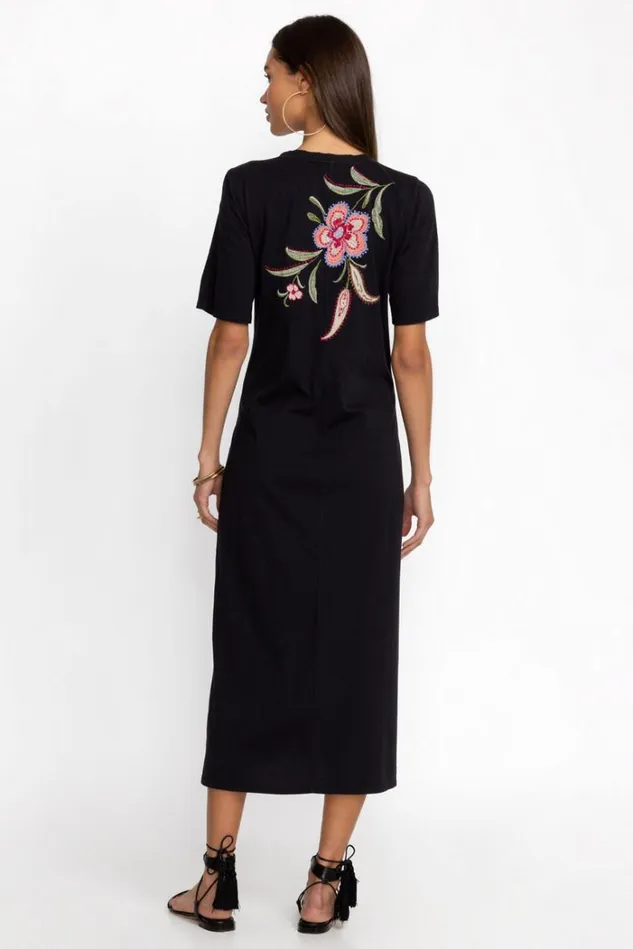 Women LIBBI TRAPUNTO TSHIRT DRESS Black Johnny Was Dresses Women LIBBI TRAPUNTO TSHIRT DRESS Black Johnny Was Dresses