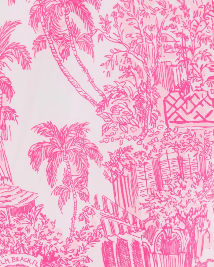 Women Lilly Pulitzer Activewear UPF 50 Luxletic Frida Scallop Polo Dress Resort White Pb Anniversary Toile Women Lilly Pulitzer Activewear UPF 50 Luxletic Frida Scallop Polo Dress Resort White Pb Anniversary Toile