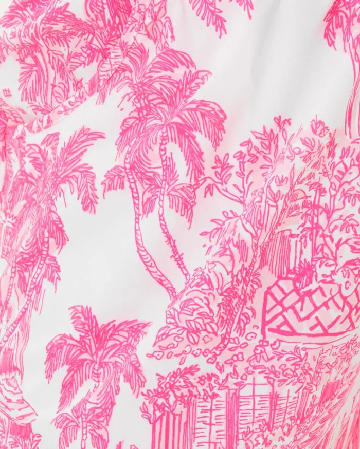 Women Lilly Pulitzer Activewear UPF 50 Luxletic Frida Scallop Polo Dress Resort White Pb Anniversary Toile Women Lilly Pulitzer Activewear UPF 50 Luxletic Frida Scallop Polo Dress Resort White Pb Anniversary Toile