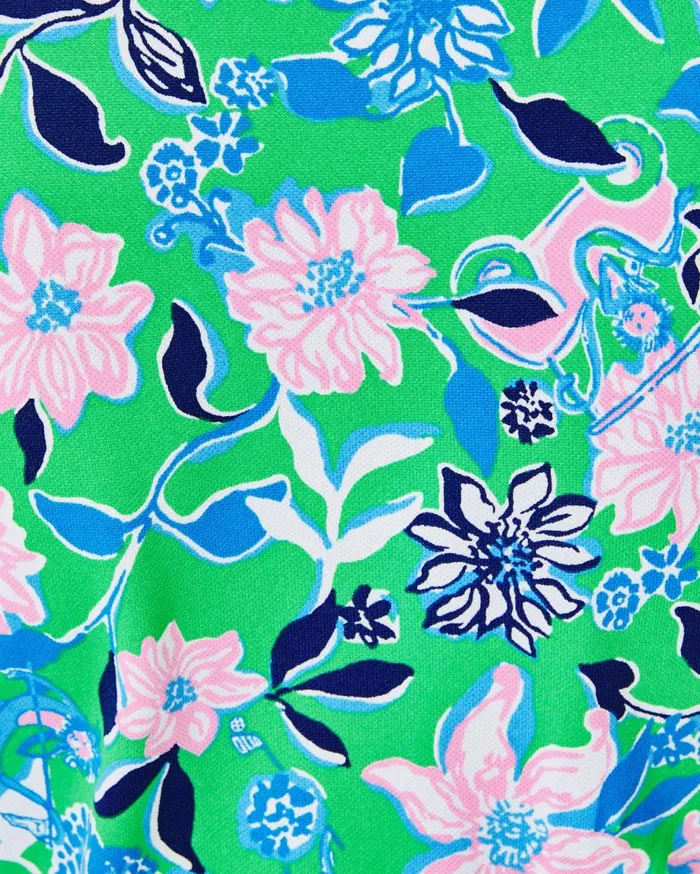 Women Lilly Pulitzer Activewear UPF 50 Luxletic Frida Scallop Polo Dress Resort White Pb Anniversary Toile Women Lilly Pulitzer Activewear UPF 50 Luxletic Frida Scallop Polo Dress Resort White Pb Anniversary Toile