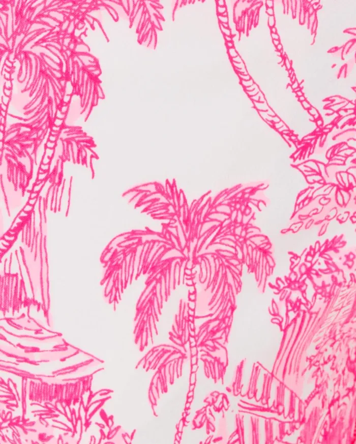 Women Lilly Pulitzer Activewear UPF 50 Luxletic Frida Scallop Polo Dress Resort White Pb Anniversary Toile Women Lilly Pulitzer Activewear UPF 50 Luxletic Frida Scallop Polo Dress Resort White Pb Anniversary Toile