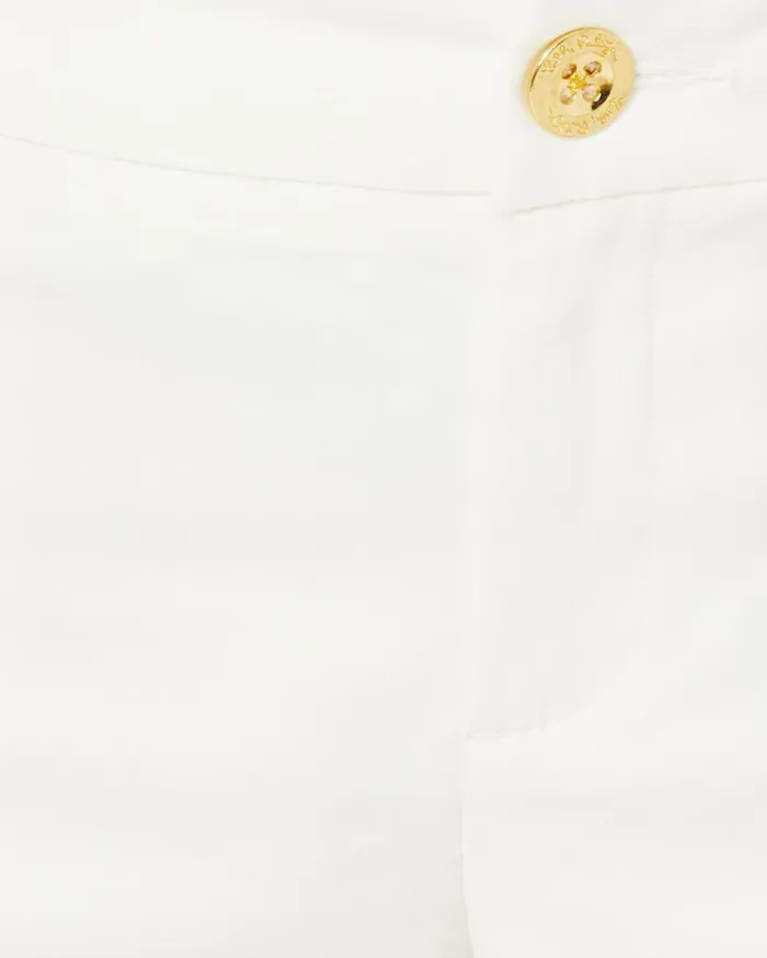 Women Lilly Pulitzer Bottoms 7034 Shara MidRise Stretch Short Resort White Women Lilly Pulitzer Bottoms 7034 Shara MidRise Stretch Short Resort White