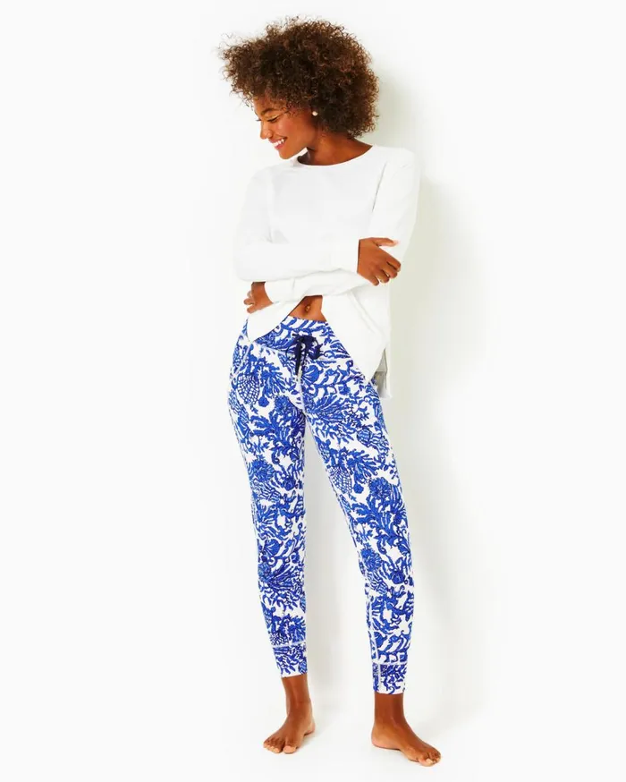 Women Lilly Pulitzer Bottoms UPF 50 Luxletic 28 Bon Bon Blue Go Your Own Wave Women Lilly Pulitzer Bottoms UPF 50 Luxletic 28 Bon Bon Blue Go Your Own Wave