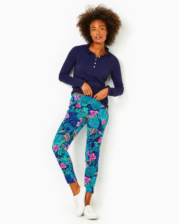 Women Lilly Pulitzer Bottoms UPF 50 Luxletic 28 Low Tide Navy Life Of The Party Golf Women Lilly Pulitzer Bottoms UPF 50 Luxletic 28 Low Tide Navy Life Of The Party Golf