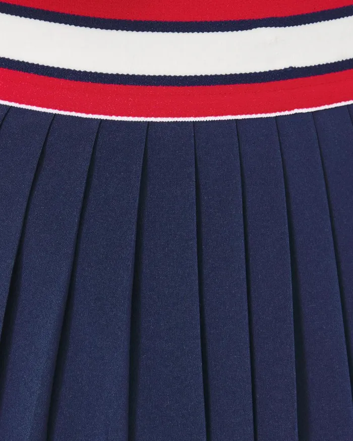Women Lilly Pulitzer Bottoms UPF 50 Luxletic Makara Pleated Skort Low Tide Navy Women Lilly Pulitzer Bottoms UPF 50 Luxletic Makara Pleated Skort Low Tide Navy