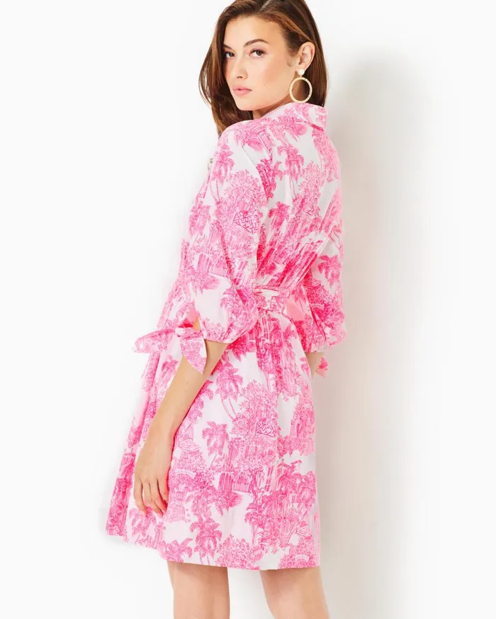 Women Lilly Pulitzer Dresses Amrita Cotton Shirtdress Resort White Pb Anniversary Toile Women Lilly Pulitzer Dresses Amrita Cotton Shirtdress Resort White Pb Anniversary Toile
