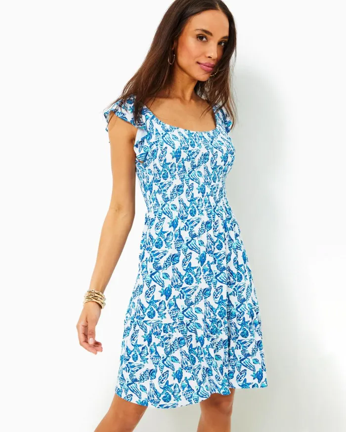 Women Lilly Pulitzer Dresses Amrita Cotton Shirtdress Resort White Pb Anniversary Toile Women Lilly Pulitzer Dresses Amrita Cotton Shirtdress Resort White Pb Anniversary Toile