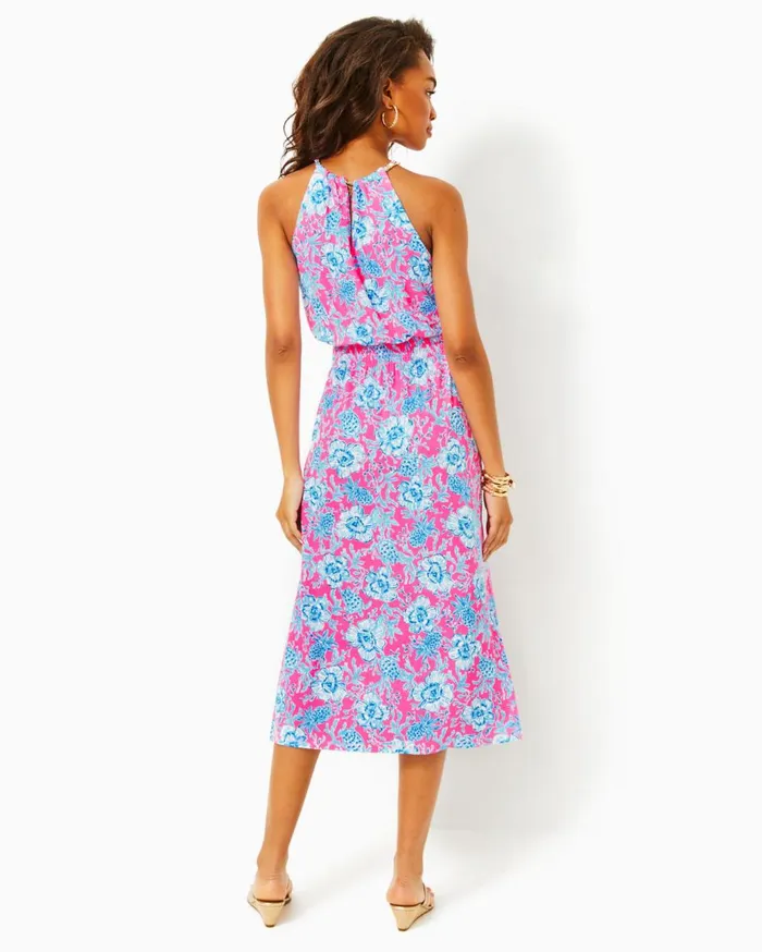 Women Lilly Pulitzer Dresses Bayleigh Midi Dress Conch Shell Pink Rumor Has It Women Lilly Pulitzer Dresses Bayleigh Midi Dress Conch Shell Pink Rumor Has It