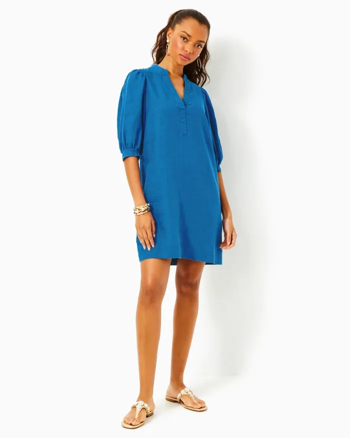 Women Lilly Pulitzer Dresses Krysta Tunic Dress Resort White Shell Collector Women Lilly Pulitzer Dresses Krysta Tunic Dress Resort White Shell Collector