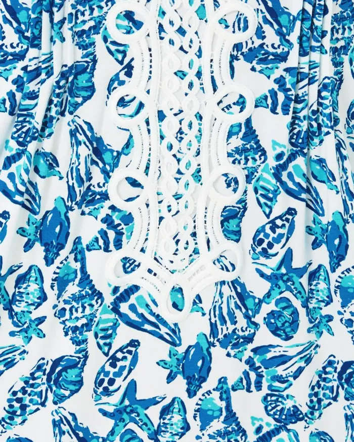Women Lilly Pulitzer Dresses Krysta Tunic Dress Resort White Shell Collector Women Lilly Pulitzer Dresses Krysta Tunic Dress Resort White Shell Collector