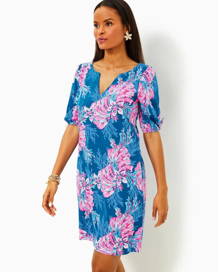 Women Lilly Pulitzer Dresses UPF 50 Pilar Tunic Dress Briny Blue A Bit Salty Women Lilly Pulitzer Dresses UPF 50 Pilar Tunic Dress Briny Blue A Bit Salty