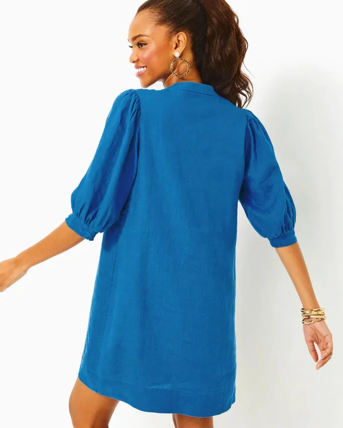 Women Lilly Pulitzer Dresses UPF 50 Pilar Tunic Dress Briny Blue A Bit Salty Women Lilly Pulitzer Dresses UPF 50 Pilar Tunic Dress Briny Blue A Bit Salty
