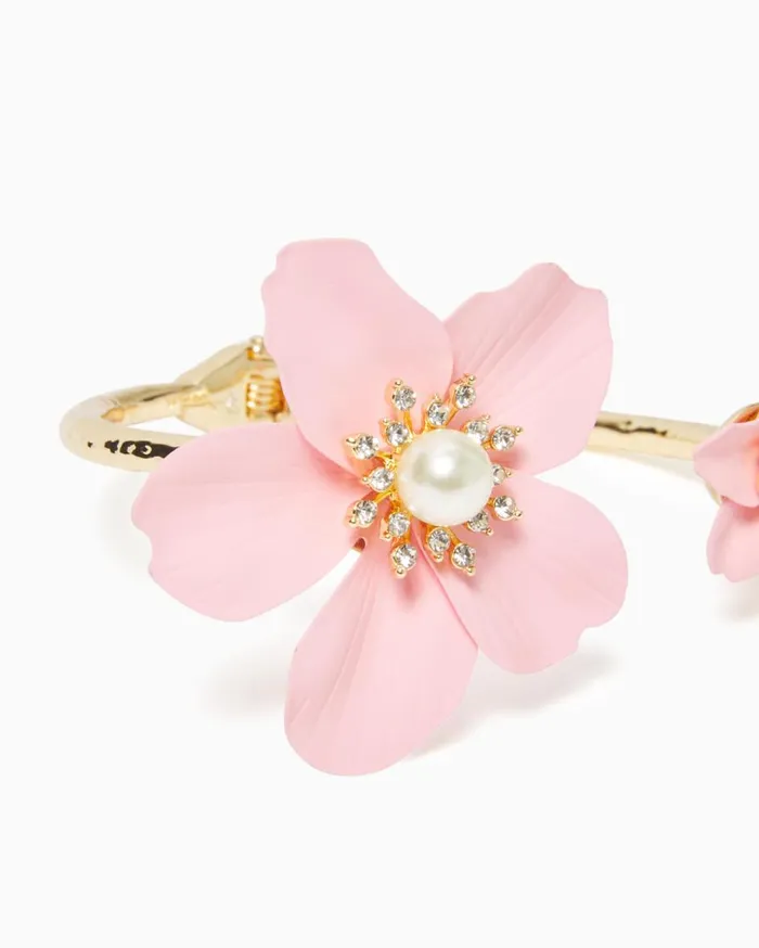 Women Lilly Pulitzer Jewelry Pearl Orchid Bracelet Conch Shell Pink Women Lilly Pulitzer Jewelry Pearl Orchid Bracelet Conch Shell Pink