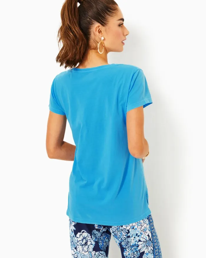 Women Lilly Pulitzer Tops Meredith Tee Low Tide Navy Pandarama Women Lilly Pulitzer Tops Meredith Tee Low Tide Navy Pandarama
