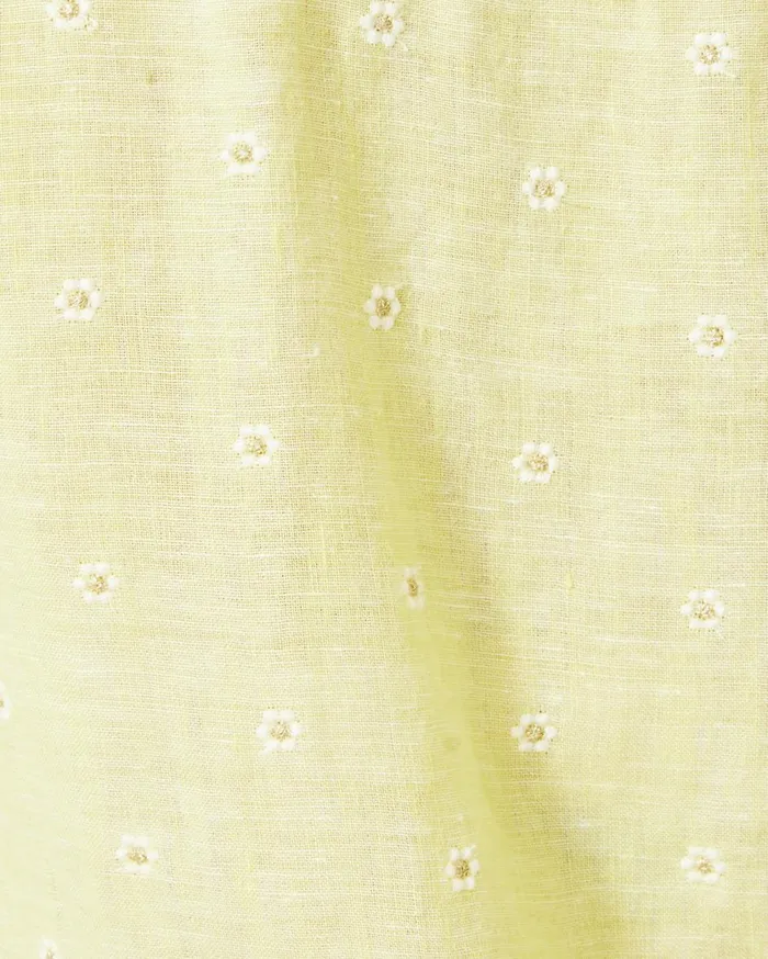 Women Lilly Pulitzer Tops Sea View Linen Button Down Top Hydra Blue You Drive Me Daisy Embroidered Linen Women Lilly Pulitzer Tops Sea View Linen Button Down Top Hydra Blue You Drive Me Daisy Embroidered Linen