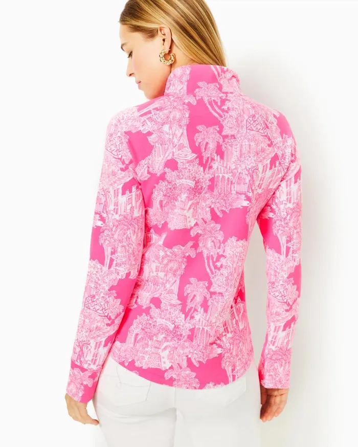 Women Lilly Pulitzer Tops UPF 50 Skipper Popover Bali Blue Lilly Loves Cape Cod Women Lilly Pulitzer Tops UPF 50 Skipper Popover Bali Blue Lilly Loves Cape Cod
