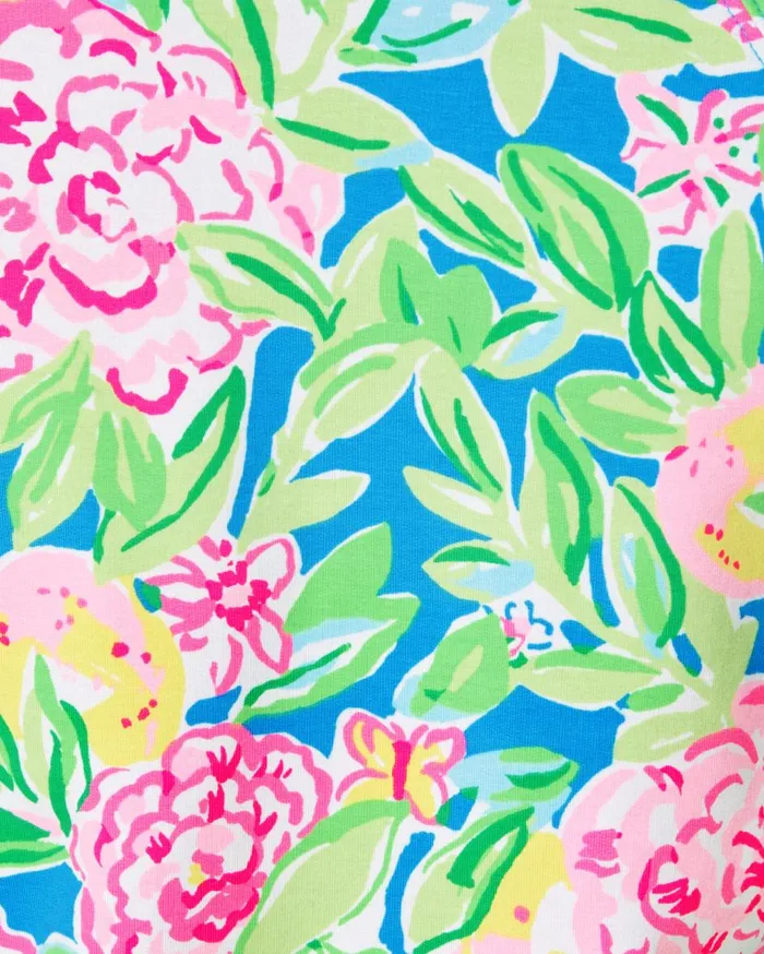Women Lilly Pulitzer Tops UPF 50 Skipper Popover Multi Grove Garden Women Lilly Pulitzer Tops UPF 50 Skipper Popover Multi Grove Garden