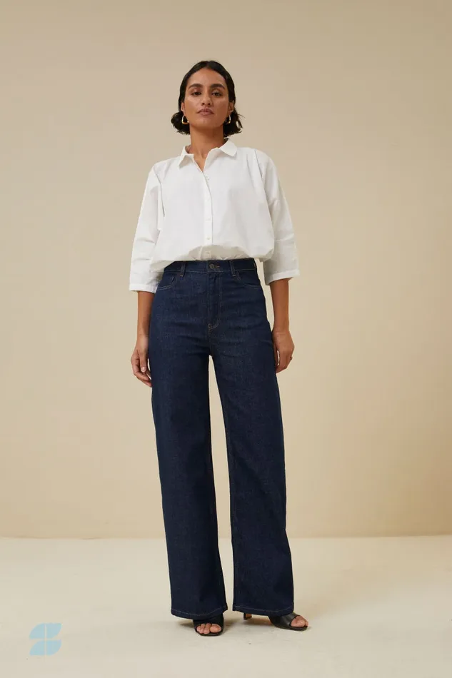Women Lina Pant Dark Denim Bybar Jeans