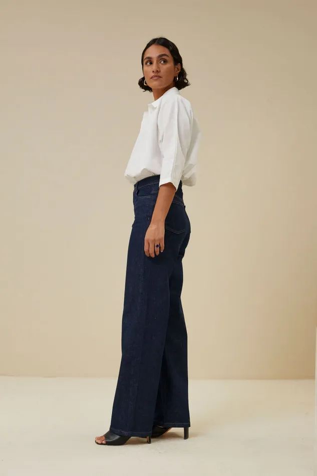 Women Lina Pant Dark Denim Bybar Jeans Women Lina Pant Dark Denim Bybar Jeans