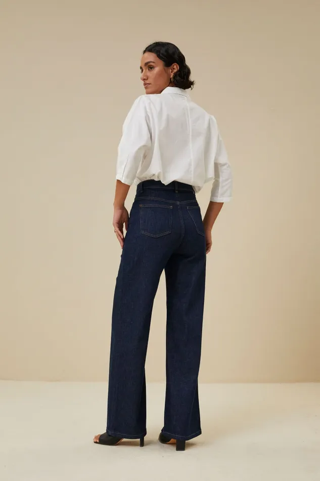 Women Lina Pant Dark Denim Bybar Jeans Women Lina Pant Dark Denim Bybar Jeans