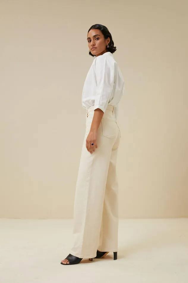 Women Lina Rw Pant Raw White Bybar Jeans
