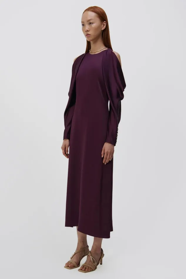Women Lovisa Gown Plum Jonathan Simkhai Dresses and Jumpsuits