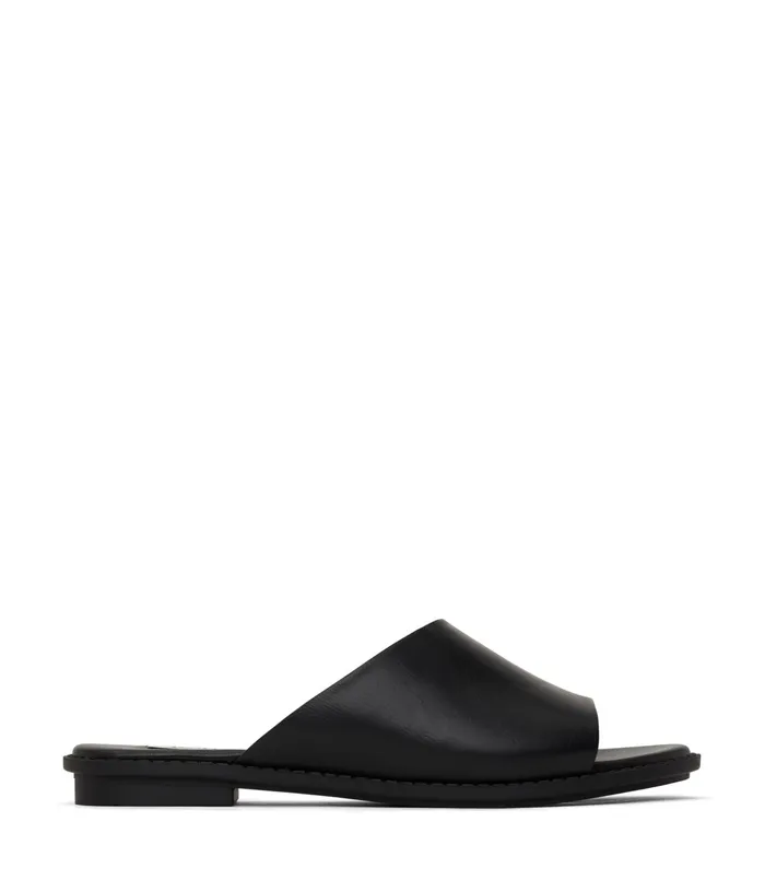 Women Lunna Vegan Sandals Black Matt and Nat Sandals