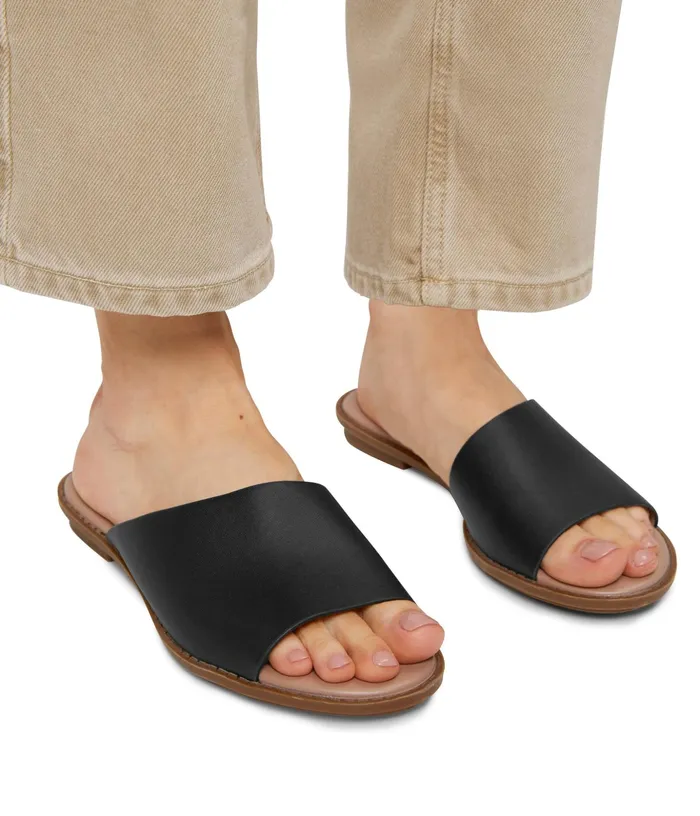 Women Lunna Vegan Sandals Black Matt and Nat Sandals