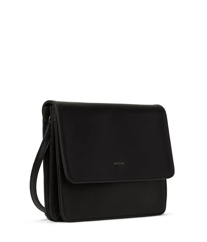 Women Lysa Vegan Crossbody Bag 8211 Vintage Black Matt and Nat Crossbody Women Lysa Vegan Crossbody Bag 8211 Vintage Black Matt and Nat Crossbody