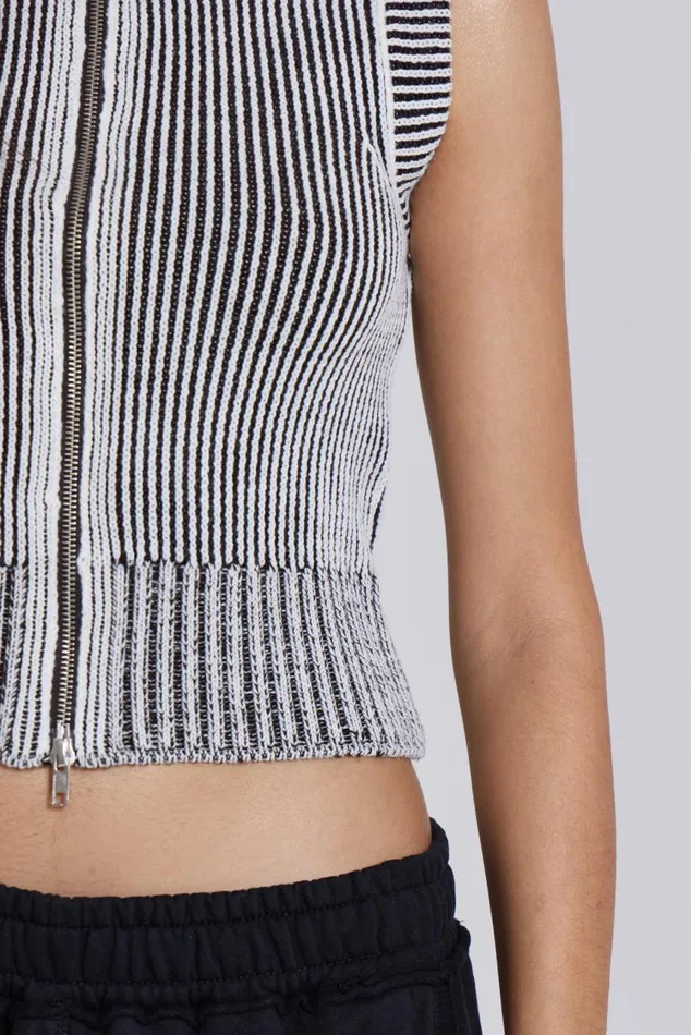 Women Maddox Sleeveless Knitted Top Jaded London Knitwear