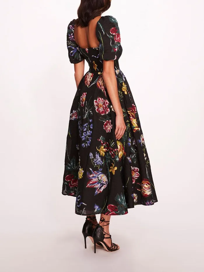 Women Marchesa Dresses Alexander Bubble Dress Black Multi Women Marchesa Dresses Alexander Bubble Dress Black Multi