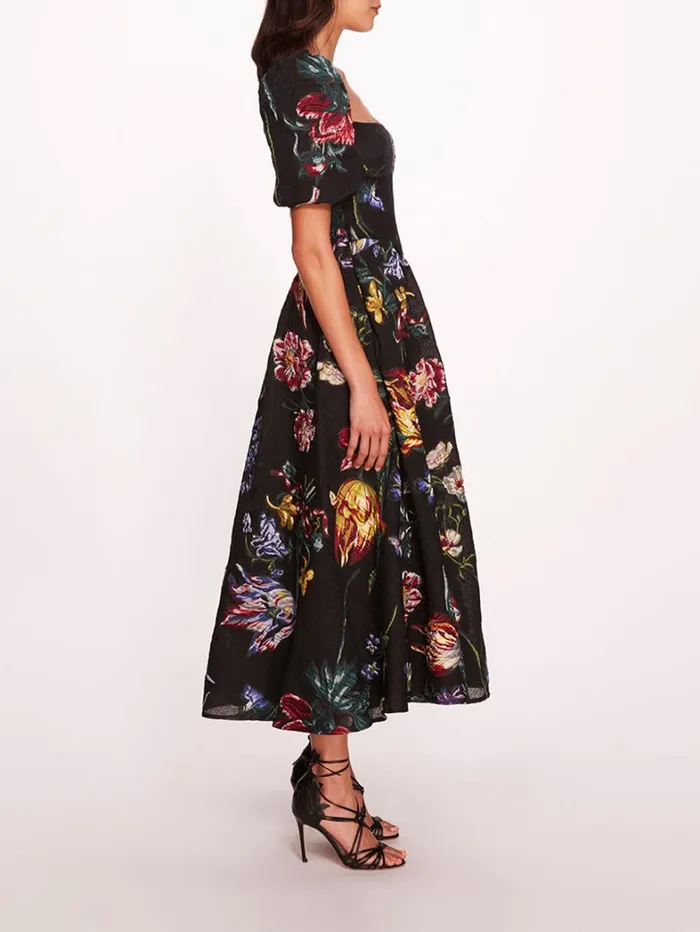 Women Marchesa Dresses Alexander Bubble Dress Black Multi Women Marchesa Dresses Alexander Bubble Dress Black Multi