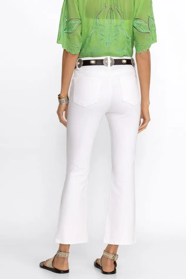 Women MARSEILLE BABY BOOT White Johnny Was Bottoms Women MARSEILLE BABY BOOT White Johnny Was Bottoms