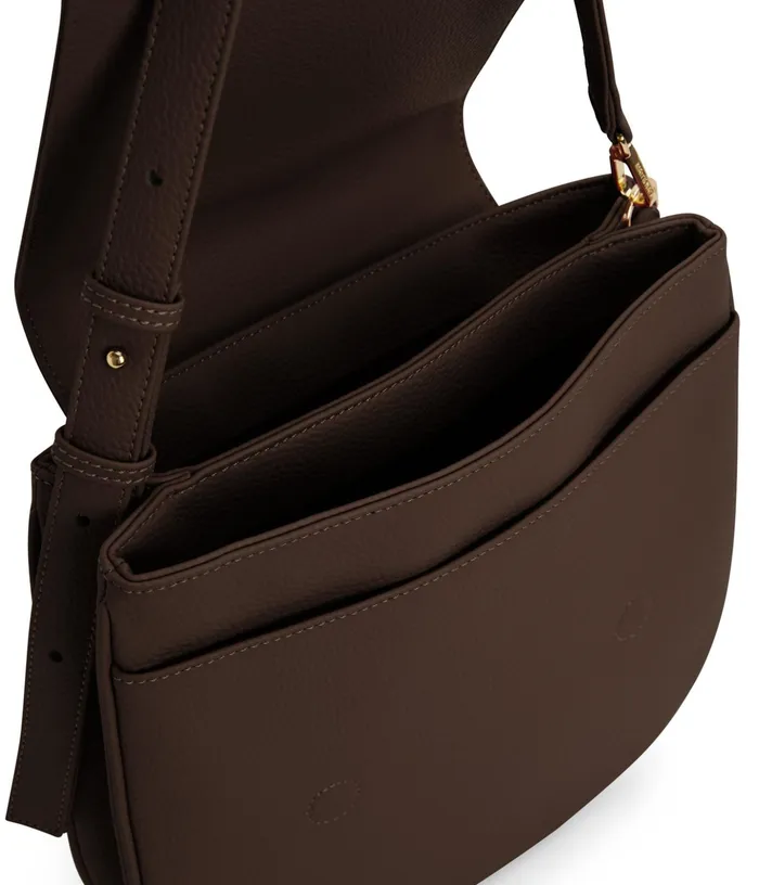 Women Match Vegan Shoulder Bag 8211 Purity Chocolate Matt and Nat Shoulder Bags