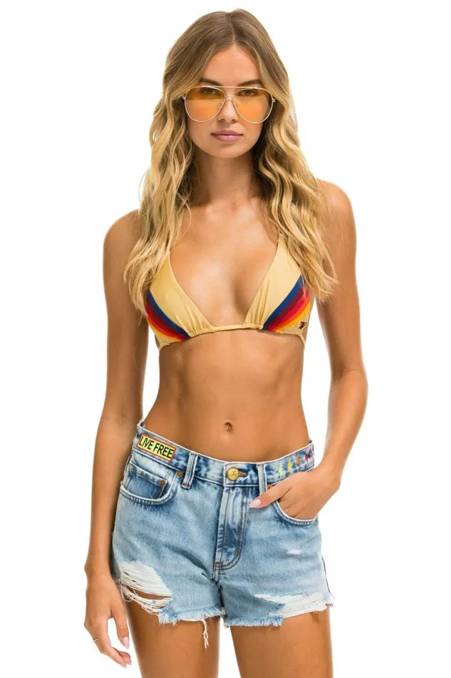 WomenMen Denim Aviator Nation Mid Rise Boyfriend Cutoff Jean Shorts 8211 Super Light