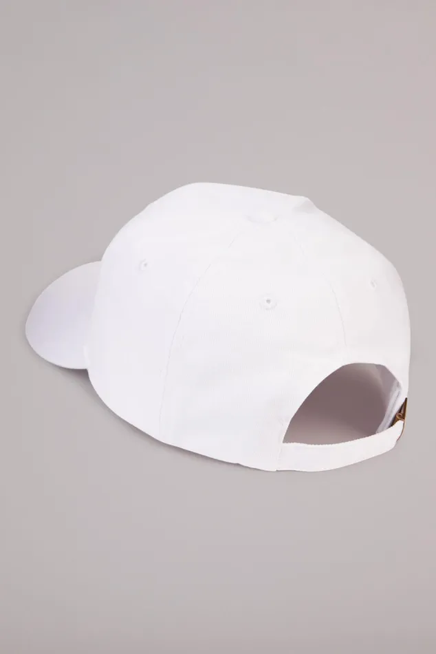 WomenMen Fiorucci Hats Squiggle Logo Cap White WomenMen Fiorucci Hats Squiggle Logo Cap White