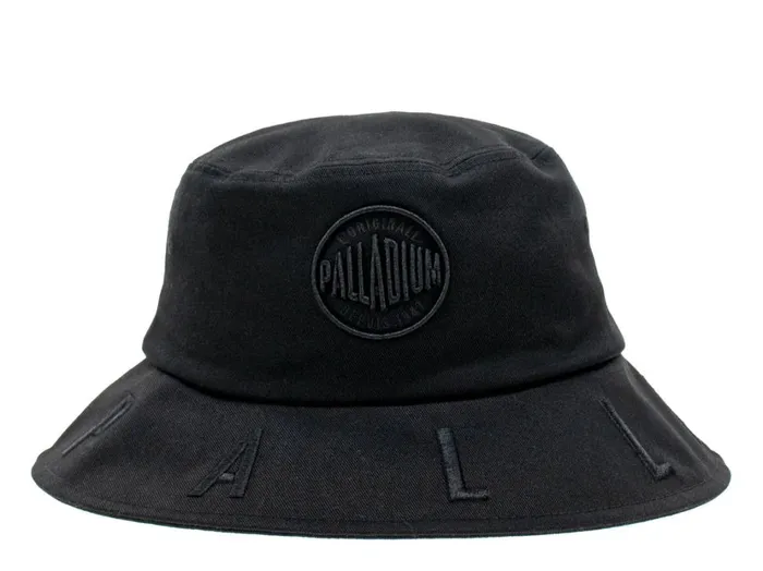 WomenMen Hats PALLADIUM PALLADIUM LOGO BUCKET HAT Palladium Logo Bucket Hat