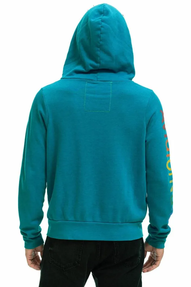 WomenMen Hoodies Aviator Nation Austin Hoodie 8211 Teal