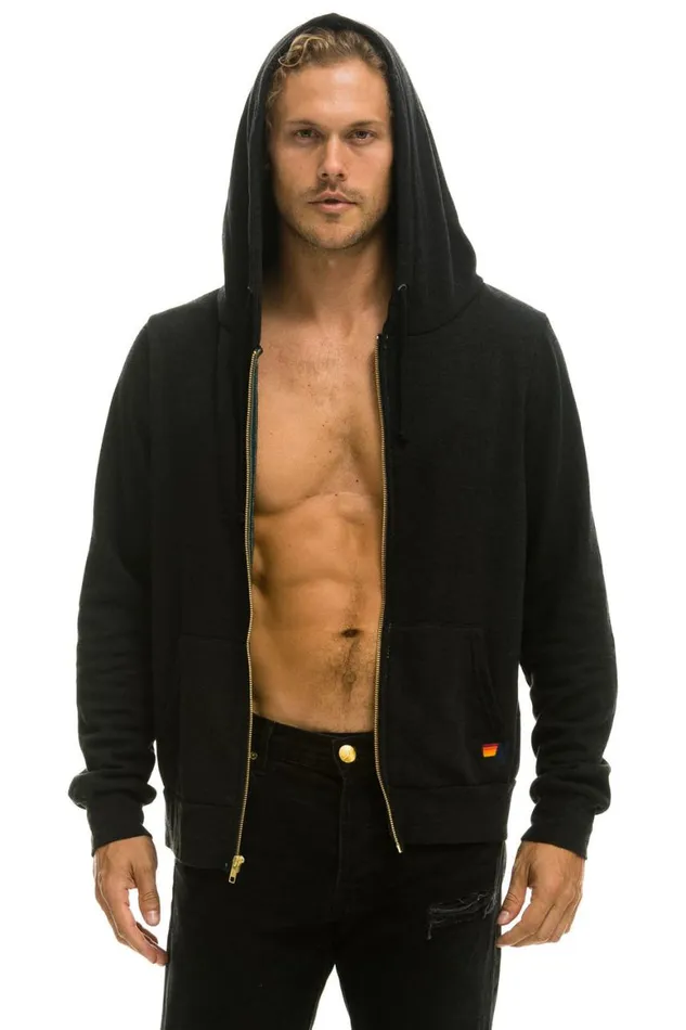 WomenMen Hoodies Aviator Nation Locals Only Hoodie 8211 Black