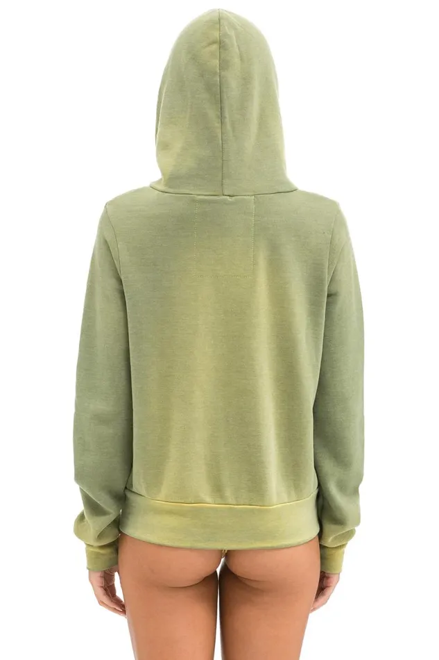 WomenMen Hoodies Aviator Nation Venice Surfer Zip Hoodie 8211 Faded Army