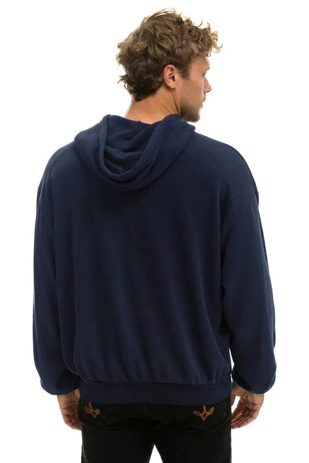 WomenMen Hoodies Aviator Nation Windy City Smokeout 2024 Pullover Hoodie Relaxed 8211 Navy