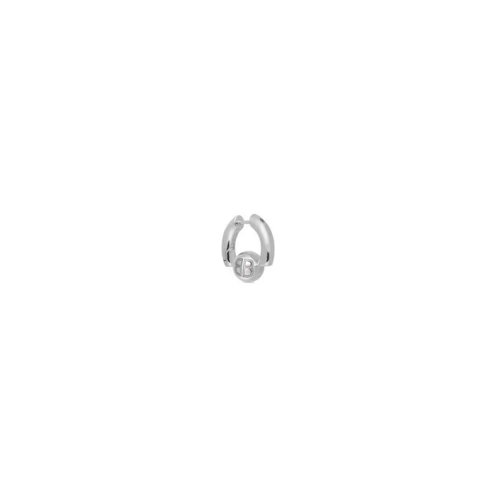 WomenMen Jewellery Balenciaga Cut Xs Earring In Silver