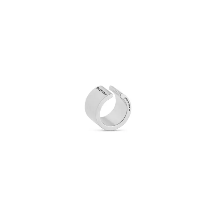 WomenMen Jewellery Balenciaga Garage Ring In Antique Silver