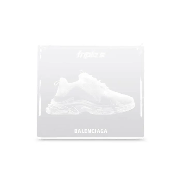WomenMen Objects Balenciaga Triple S Trainers Laser Cube In Grey